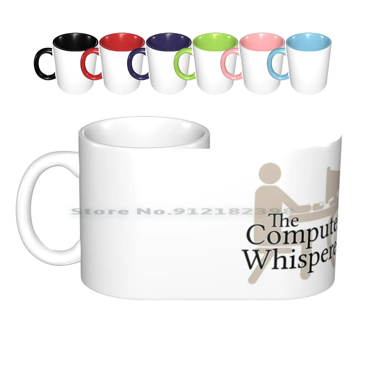 The Computer Whisperer Ceramic Mugs Coffee Cups Milk Tea Mug Computers Support Information Internet Internets Programmer Coding