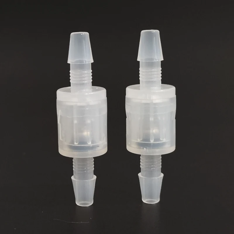 3/16 1/8 1/4 Check valve/ PP plastic non-return valve/ One way valve for air water oil/Spring ball valve with pressure hose barb