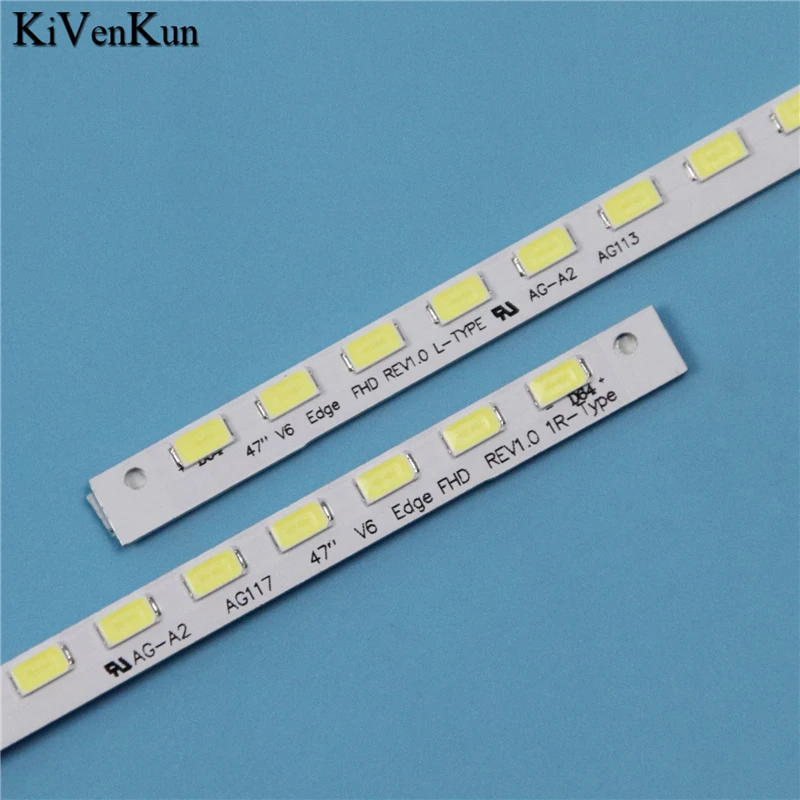 TV LED Backlight Strips For LG 47LV3500 47LV3550 47LV4500 Tapes Bands 47