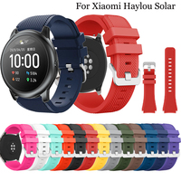 22mm Silicone sport Strap for Haylou Solar LS05 Smart Watch Wrist Bracelet for XiaoMi Haylou Solar Watchband Correa