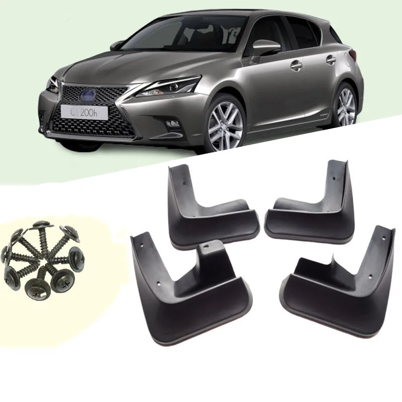 Car Mudguards Fender For Lexus CT 200H CT200H FSport F Sport 2011~2017 Front Rear Mud Flaps Mud Guards Mudflaps Splash Guards