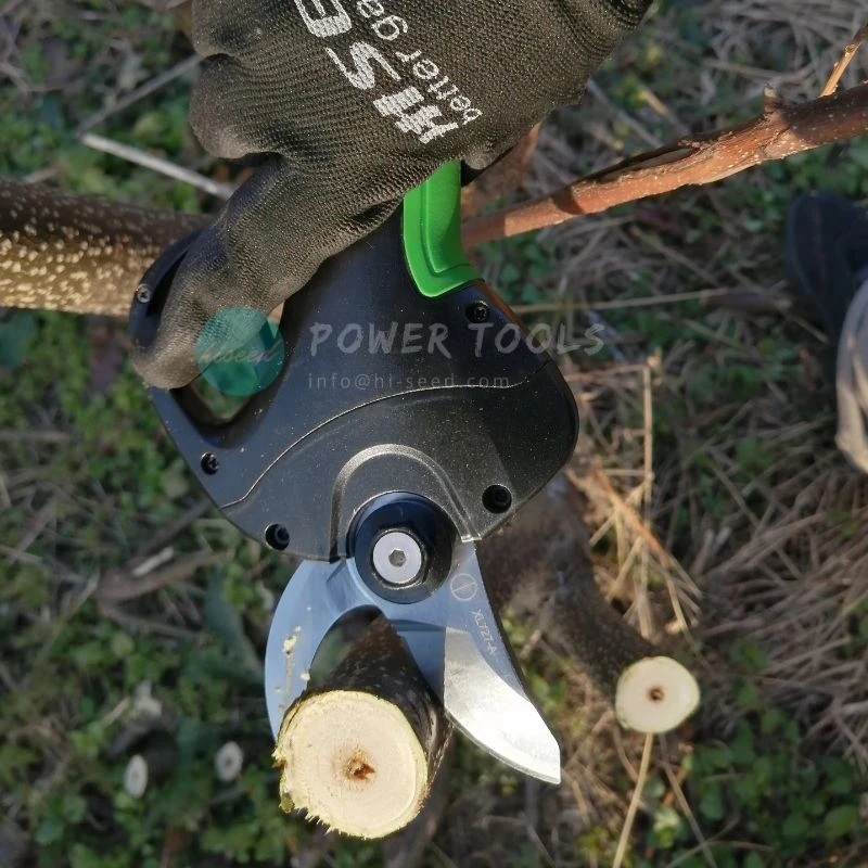 Lithium Battery Fruit Tree Garden Rechargeable Electric Pruning Shears 37mm 6-8 Hours Lasting Coarse Branch