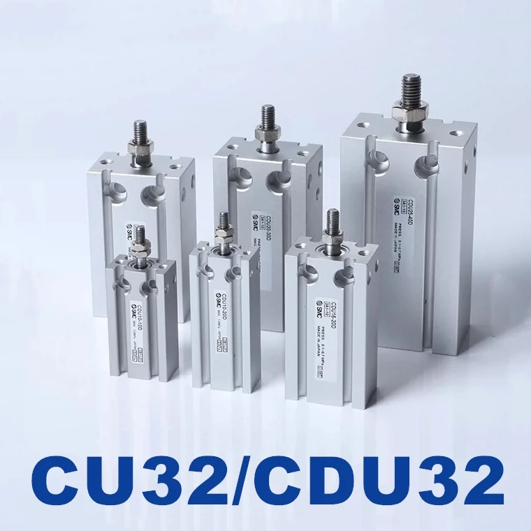 CU CU32 CDU32 Free Mount Cylinder CU32-5D CU32-10D CU32-15D CU32-20D CU32-25D CU32-30D Double Acting Single Rod SMC