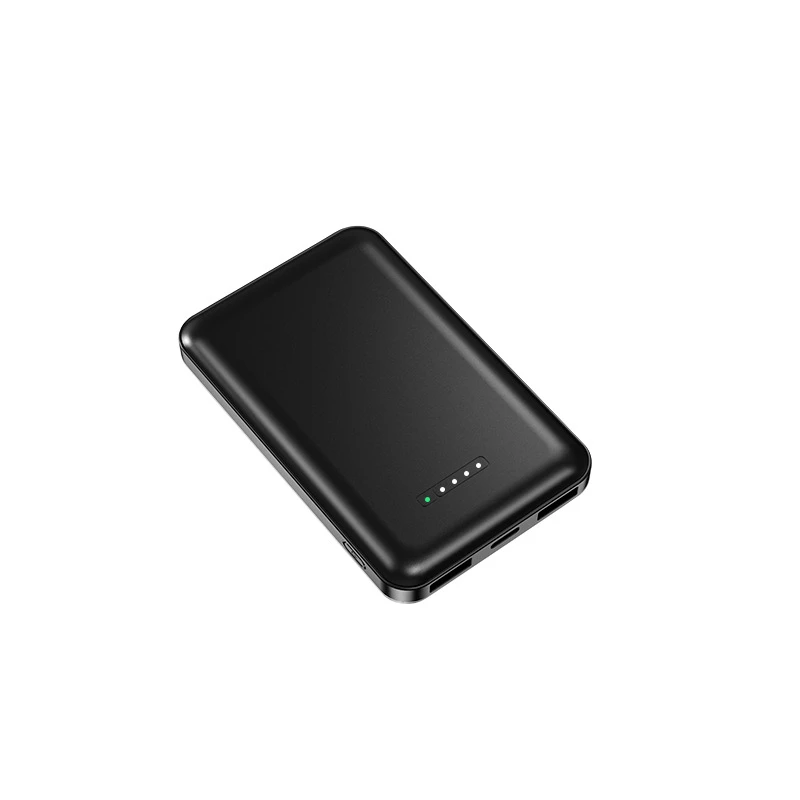 Caricabatterie Wireless Qi magnetico universale Mini Power Bank batteria esterna per iPhone 15 14 Samsung S22 5000mAh Magsafe Powerbank