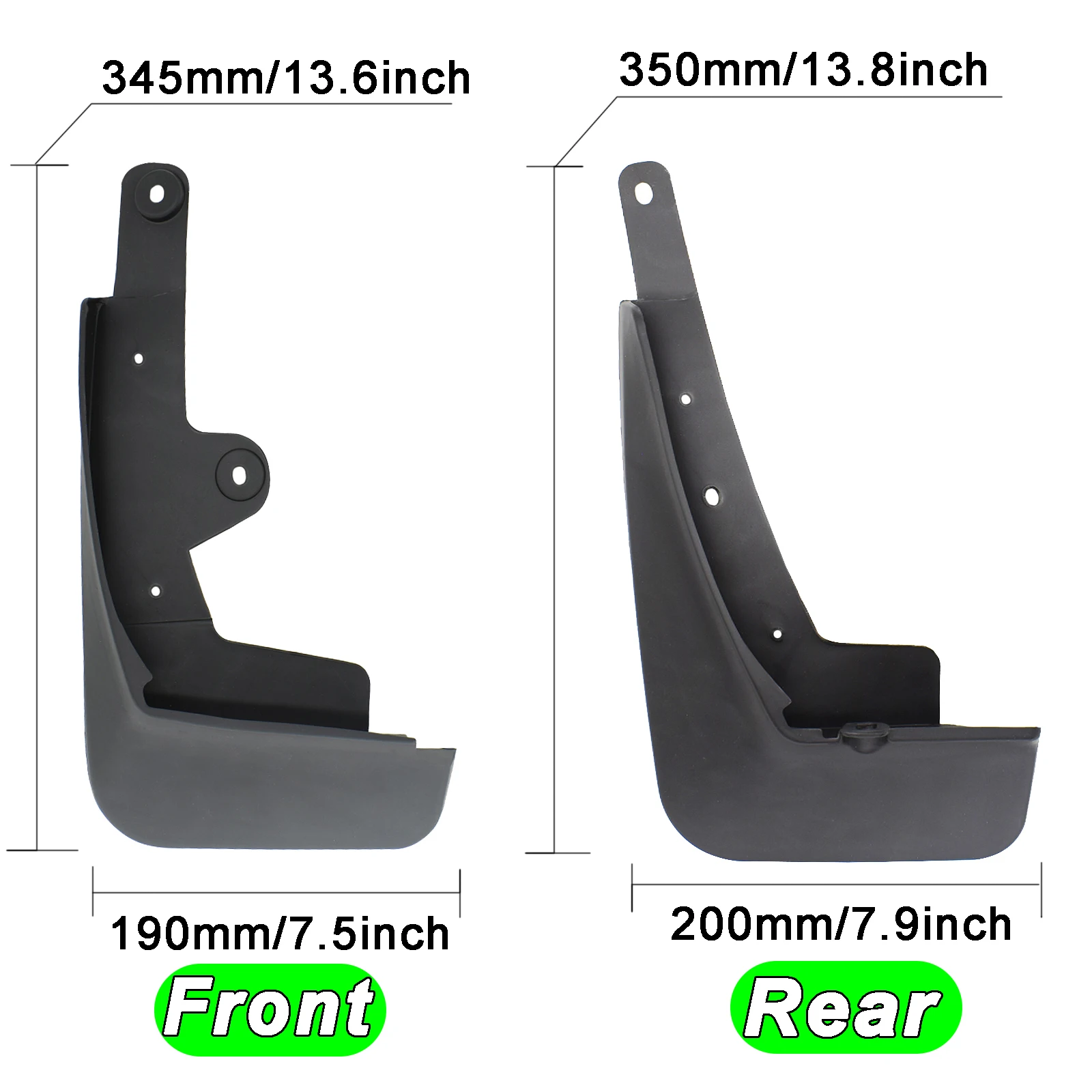 4x Car Mud Flaps Guards For Mazda CX-30 CX30 2021 - 2023 Mudflaps Splash Guard Matte Protection Mudguards Car Accessories wheel