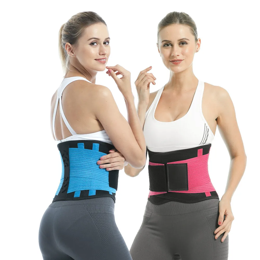 Women And Men Adjustable Elstiac Waist Support Belt Neoprene Faja Lumbar Back Sweat Belt Fitness Belt Waist Trainer Heuptas