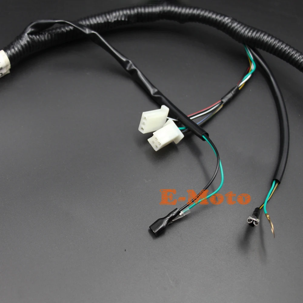 Engine Wiring Harness Wiring Loom For 150cc 200cc 250cc PIT Quad Dirt Bike Offroad ATV Buggy Zongshen Loncin Lifan