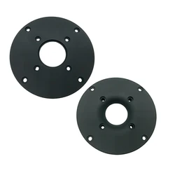 4Inch Tweeter Speaker Cover Panel Decorative Circle Speaker Fixed Plate 104mm Diameter 52mm Hole Indent and Whole Flat 2 Styles