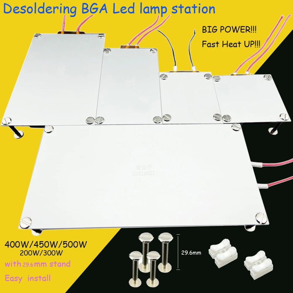 Desolderen Bga Led Lamp Kraal Desoldeerstation Koorts Plaat Voorverwarmen Station Lcd Strip Chip Reparatie Thermostaat Verwarming Plaat