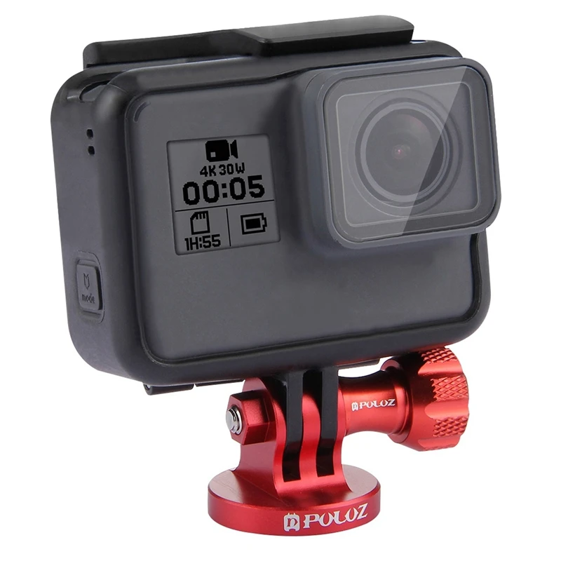 GoPro HERO5 4 세션 4 3 3 2 1, Xiaomi Yi, SJ4000, sj용 캠코더 삼각대 마운트 어댑터, 최고 거래 PULUZ