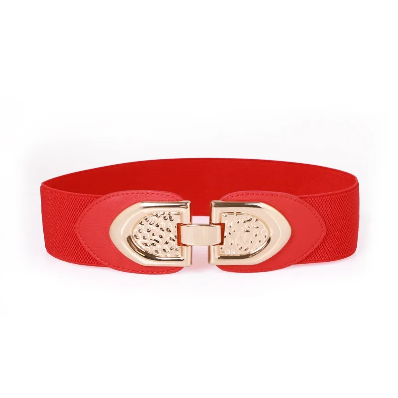 Phụ Nữ Rộng Thắt Lưng Đầm Hợp Kim Sáng Khóa Co Giãn Waistbands Mới Thun Cummerbunds Cưới Trang Trí Nữ Cô Gái Quà Tặng