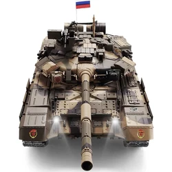 1/16 Russian T90 2.4G RC Main Battle Tank Hobby Military WW2 Army Vehicles Remote Control Toys T-90 HengLong 3938 Edition V7