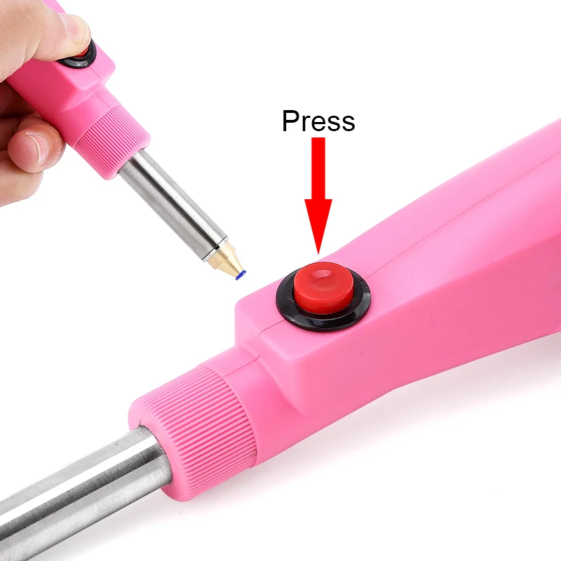 Upgrade Hotfix Applicator Automatically Pick Up Stone Hot Fix Rhinestone Setter Wand Tool Kit