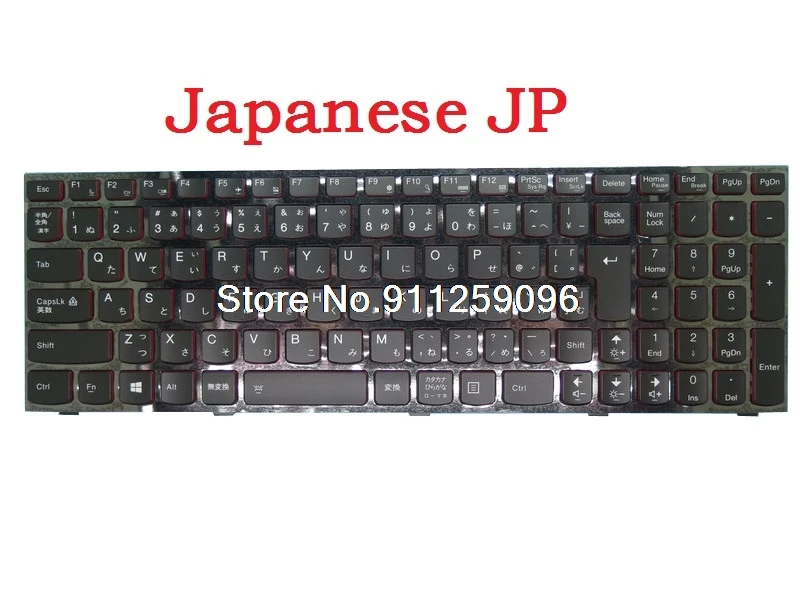 Teclado do portátil para lenovo y500 y500n y500nt y500s y510 y510p y590 y590p japonês jp ja inglês eua chinês tw retroiluminado