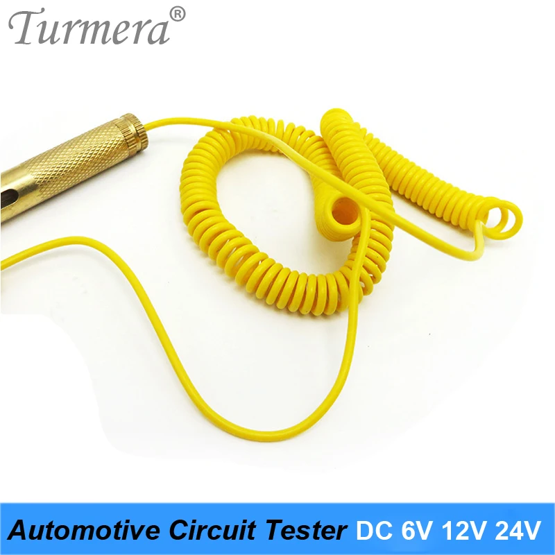 الجهد اقلام الفحص الكاشف جهاز فحص الدائرة الكهربائية للسيارات تيار مستمر 6 فولت 12 فولت 24 فولت النحاس سيارة ضوء جهاز فحص الدائرة الكهربائية مصباح كاشف التحقيق نظام الضوء