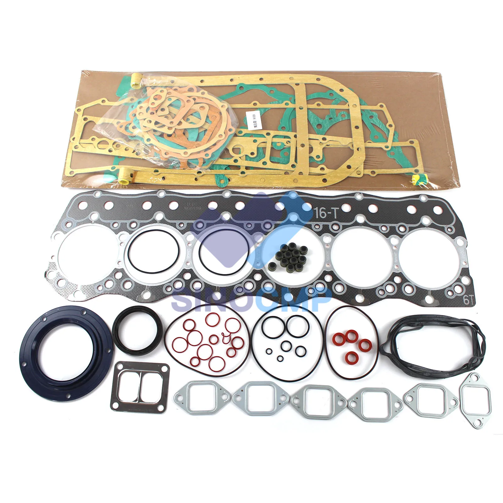 6D16 Engine Gasket Kit Set For Kobelco SK330 Kato Excavator