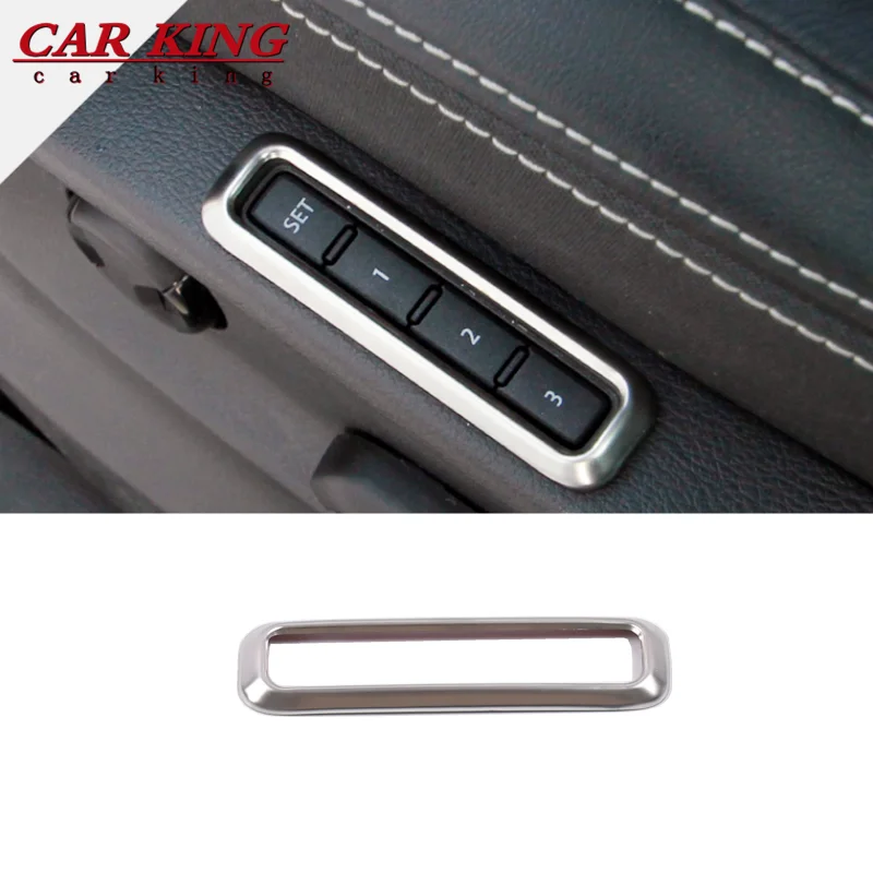 

For Skoda Kodiaq GT 2017-2020 Seat Adjustment Memory Button Switch Frame Cover Decoration Stainless Trim Accessories Interior