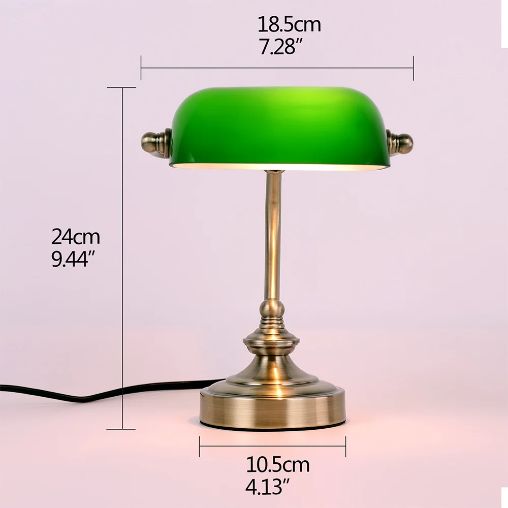 Retro classic G9 bank desk lamp mini bedroom bedside desk office reading learning decorative table lamp