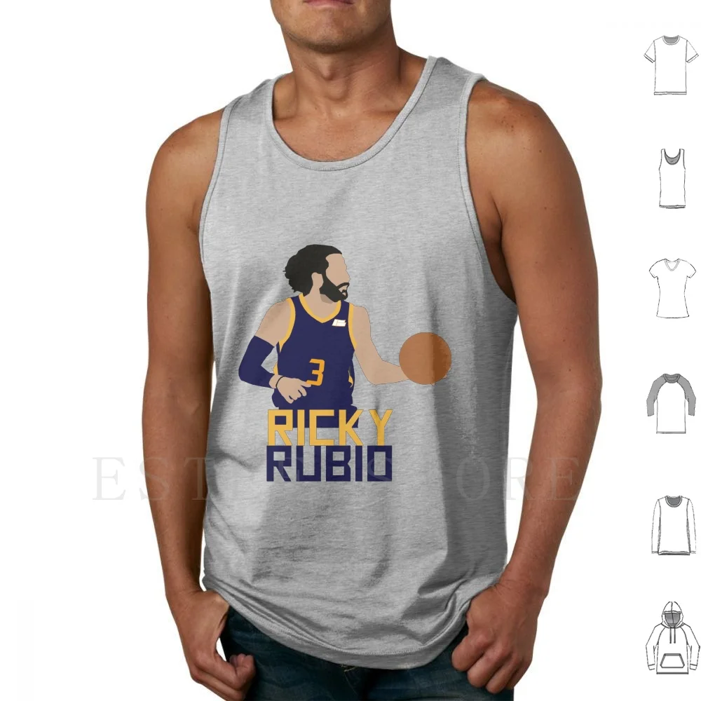 Ricky Rubio Camisetas sin mangas Chaleco sin mangas Ricky Blond Ricky Blonde 3 Salt Lake City Slc España The Masnou
