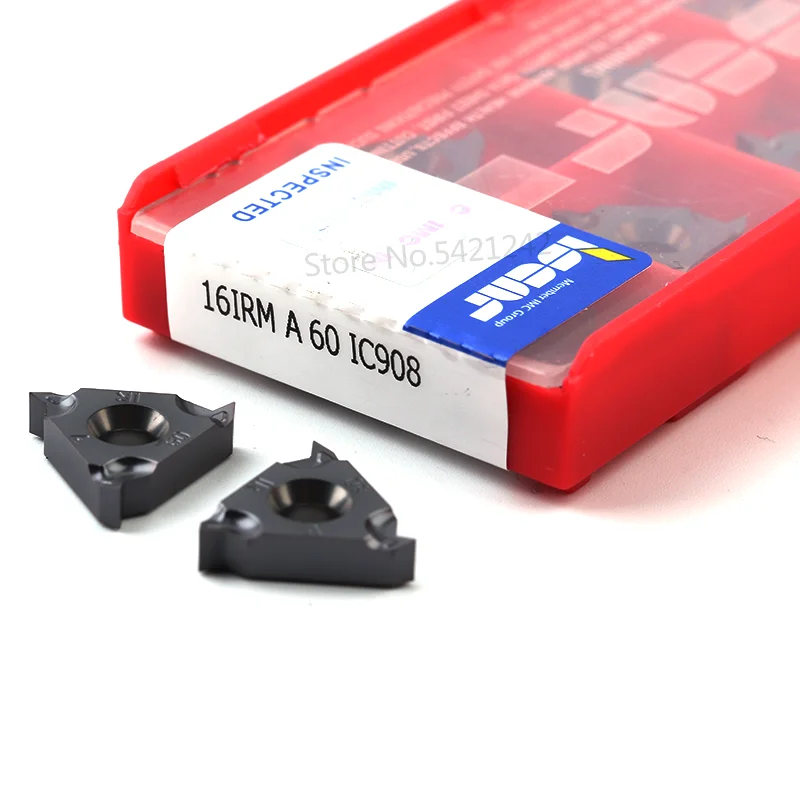 10pcs 16ERM 16IRM 11IRM AG60 AG55 A60 A55 IC908 100% Original ISCAR Carbide Inserts CNC Lathe Tool Thread Turning Tools