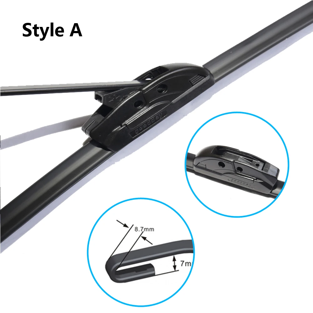 Car Wiper Blade for Toyota Auris  E150 E180 Hatchback 2006~2018 2013 2017 Sport Europe Model Windscreen Wipers Car Accessories