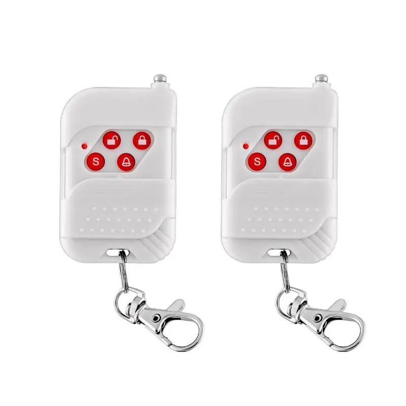 Wireless Remote Control Key Telecontrol For 99 Zones PSTN and GSM Security Alarm 433mhz motion sensor