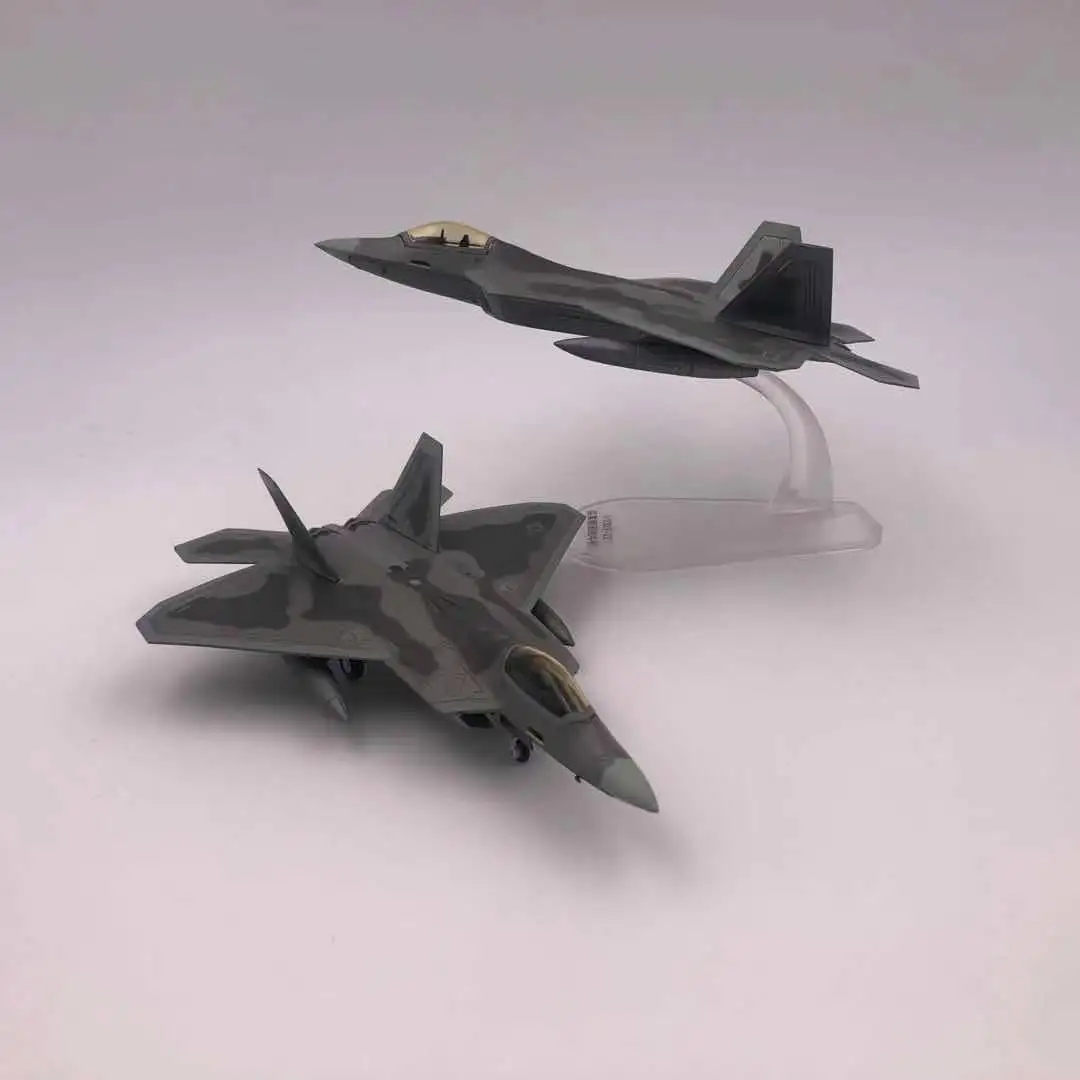 Wltk USAF F-22 Raptor Stealth Air Superiority Fighter 1/100 Diecast Model