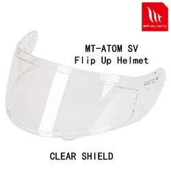 MT-V-16 Shield Replacement Helmet Lens, MT Flip Up Helmet, ATOM, SV, Peças internas de óculos, Peças Originais