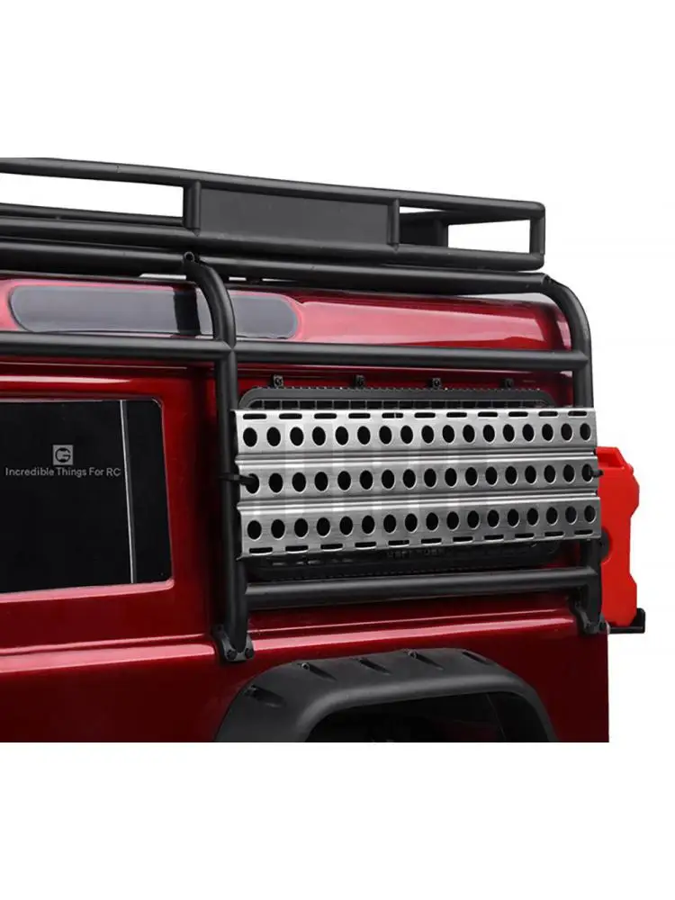 1/10 Rc Kettenfahrzeug Escape Board Klettern Auto Metall Skid Für Trx4 Defender Bronco Axial Scx10 90046 D90 Yikong Rgt Rc4wd