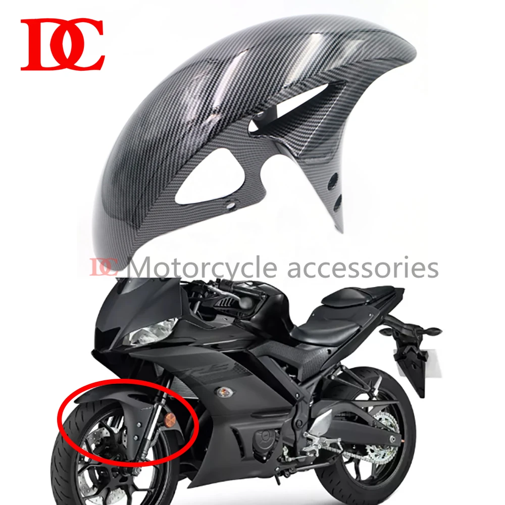 Motorcycle Accessories Yamaha YZF R25 R3 2019 2020 2021 2022 Front Mudguard Fairing Front Part Tire Splash Cover Front Fender