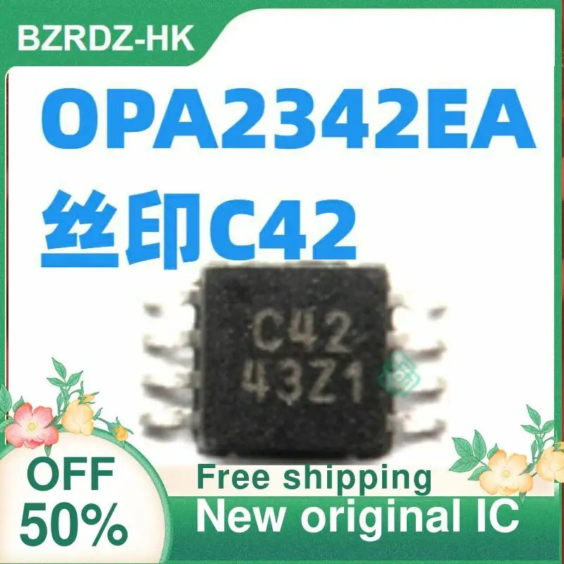 

5PCS OPA2342EA/2K5 MSOP8 C42 New original IC