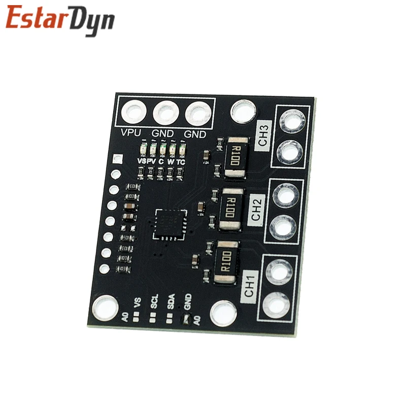 INA3221 Triple-Channel Module, High-Side Measurement, Shunt and Bus Voltage Monitor with I 2C- and SMBUS-Compatible Interface