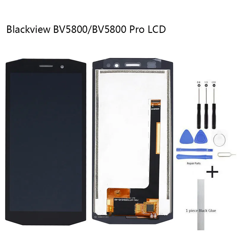 

New Original LCD Display Touch Screen For Blackview BV5800 LCD white Cell Phone Replacement Parts New Original LCD Display Touch