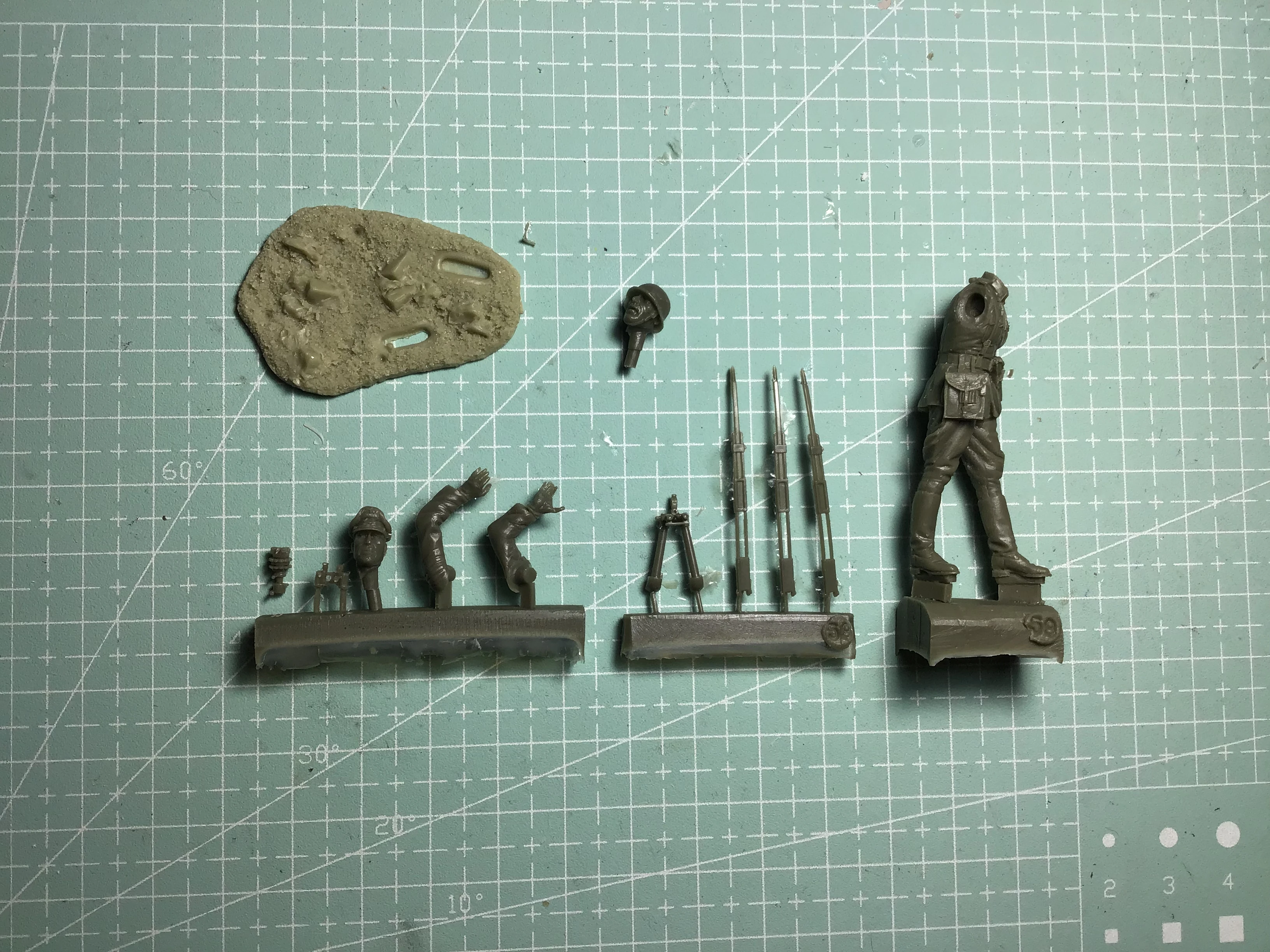 1/35 Resin Model Figure GK， Unassembled and unpainted kit