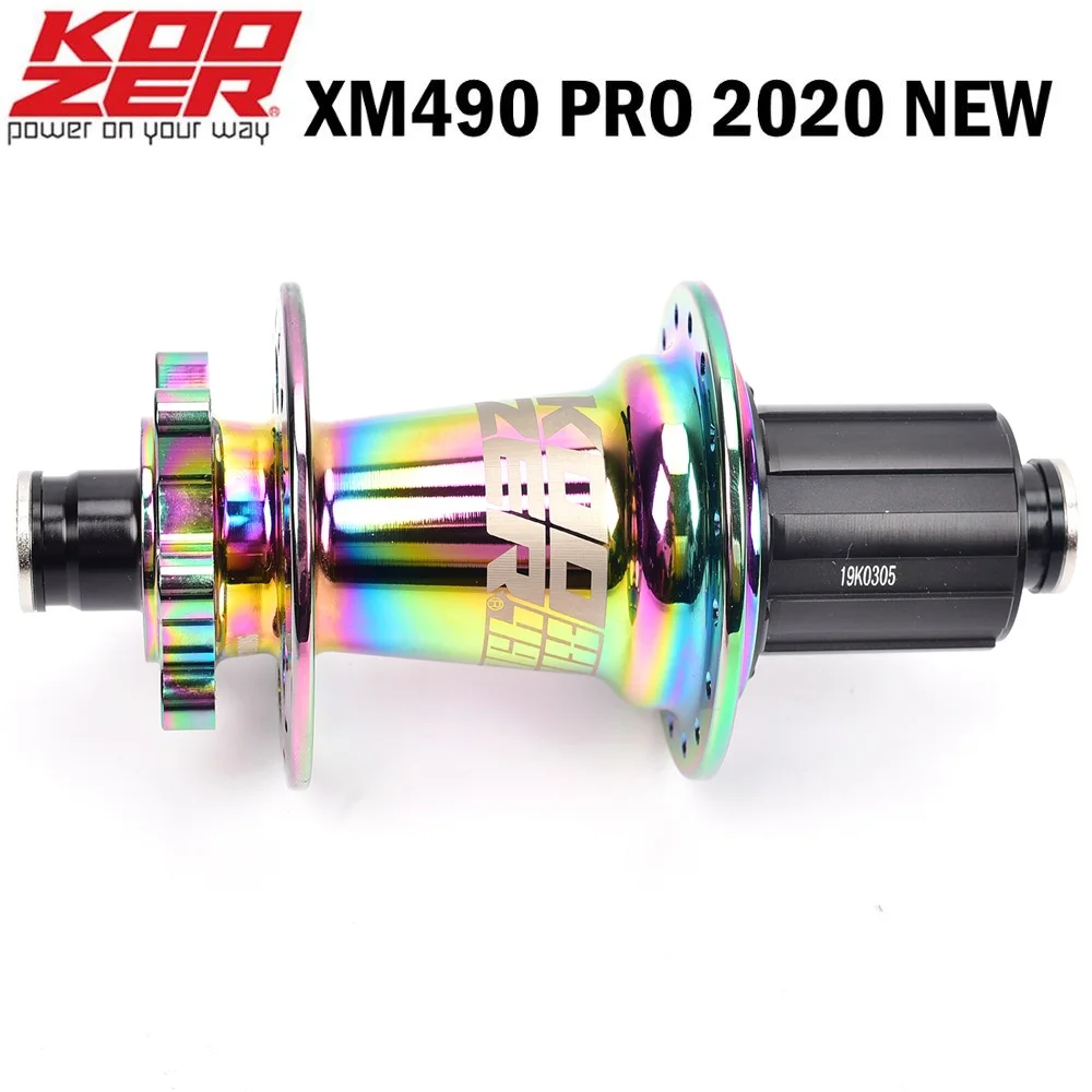 

Новинка 2020, ступица KOOZER XM490 PRO, ступица горного велосипеда с 4 подшипниками, велосипедные дисковые тормозные втулки с 32 отверстиями, красочные 8/9/10/11s