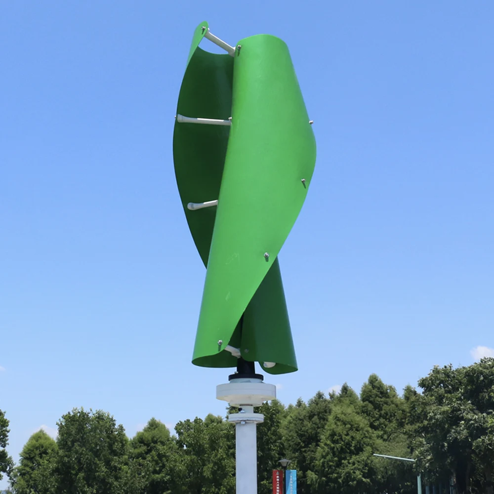 FREE ENERGY 3000W 5000W 8000W 10000W Vertical Wind Turbine Three Phase AC 10KW 12V 24V 48V 96V  Low Noise Windmill For Home