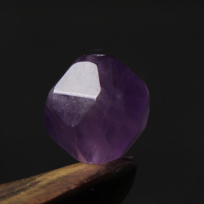 4A Natural Amethyst Crystal Single Bead DIY Jewelry Making