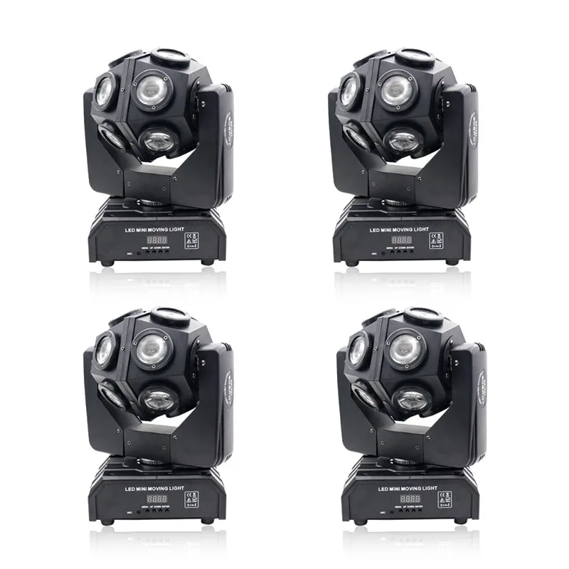 

4pcs/lot 12*10W rgbw stage effect football light moving head beam spot wash strobe dmx projector lighting