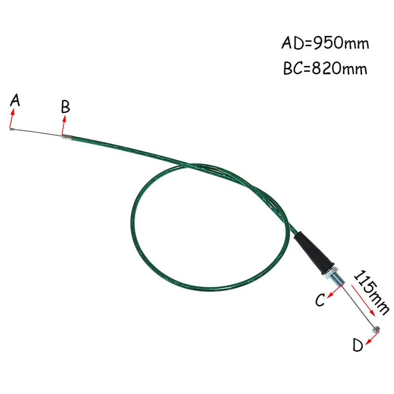 Motorcycle Gas Throttle Cable Wire Line For Pit Dirt Bike Motocross XR50 CRF50 CRF70 KLX 110 125 SSR TTR BBR