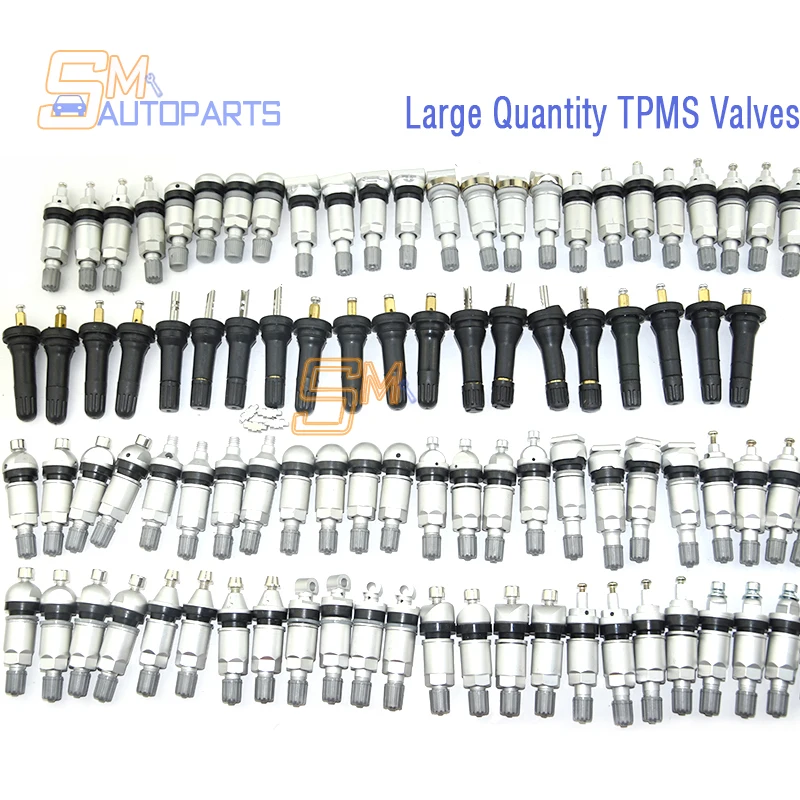 A Lot Metal Rubber TPMS16-29 Valve Tire Pressure Sensor Valves For Most Cars Mercedes Land Rover Volkswagen Patrol Buick Ford