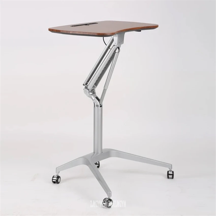 Table d'ordinateur pliante réglable mobile, pied en aluminium, colonne montante en alliage d'aluminium, planche NW, bureau d'ordinateur portable pliant multifonctionnel, ZL010