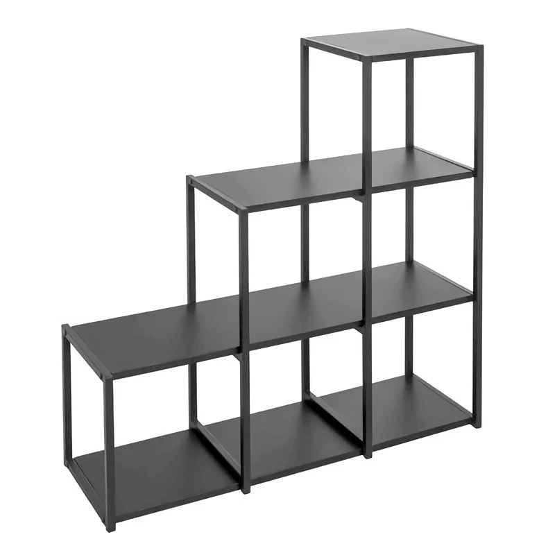 

Nordic Wrought Iron Multi-Layer Floor-Standing Shelf Simple Bookshelf Living Room Balcony Flower Shelf Storage Rack