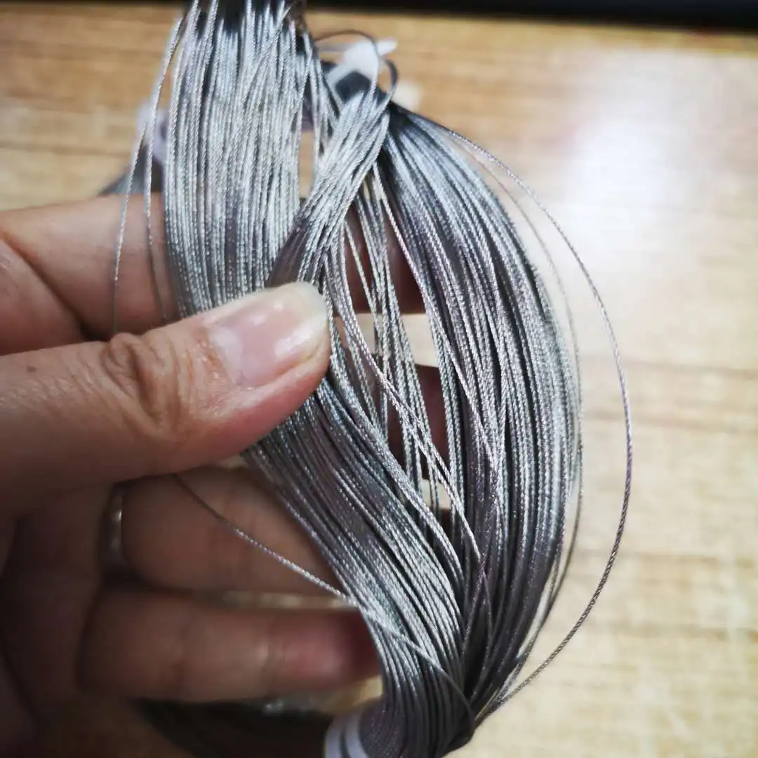50M/100M 0.5mm diametro 7X7 costruzione 304 cavo metallico in acciaio inossidabile Alambre cavo di sollevamento pesca più morbido