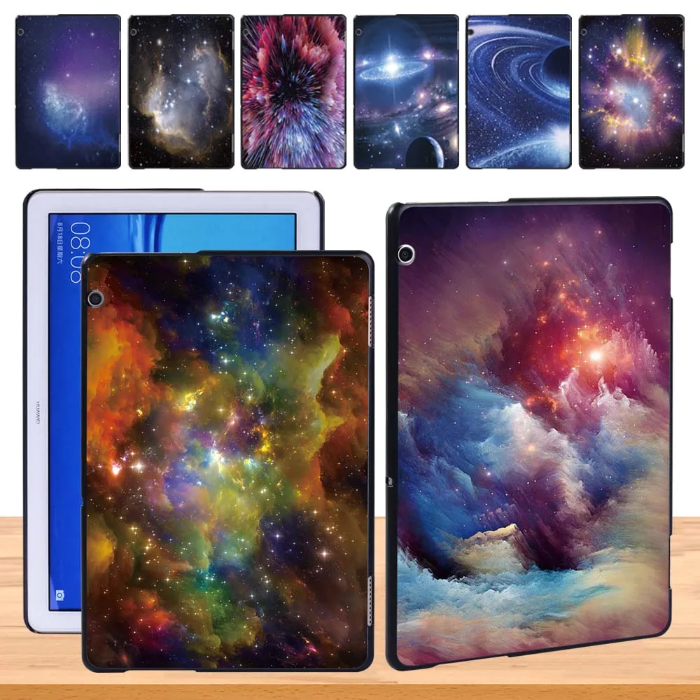 

For Huawei MediaPad T5 10 10.1 Inch Tablet Drop Resistant Tablet Protective Back Cover + Free Stylus