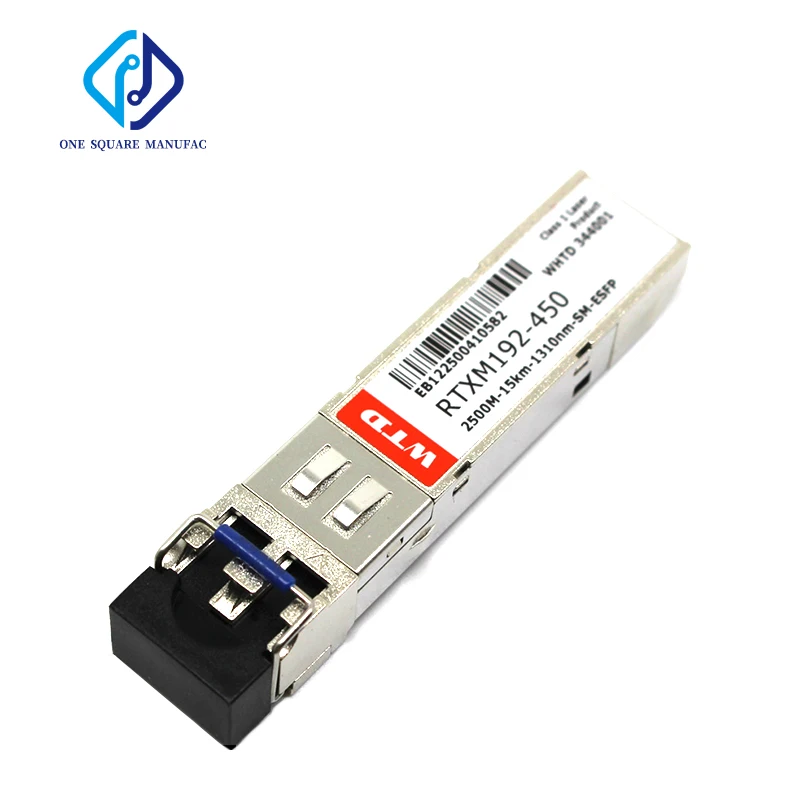 WTD RTXM192-450 2.488G-1310nm-15KM-SM-ESFP w trybie pojedynczego SFP Transceiver światłowodowy