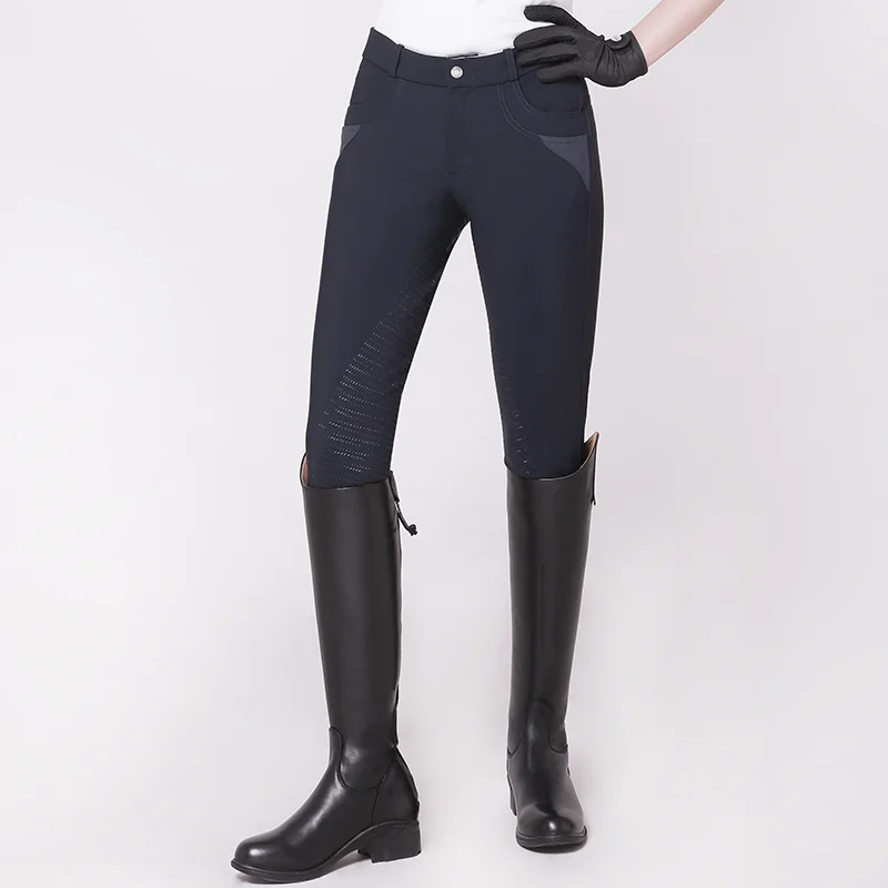 Cavassion คลาสสิก Equestrian Jodhpur ตรง Zipper อุปกรณ์ขี่ม้าเมื่ออัศวินขี่ม้ายาวรองเท้า