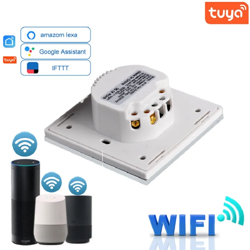 Wifi Ceiling Fan Light switch Remote control Stepless speed regulation touch fan peed Tuya switch AC110-240V