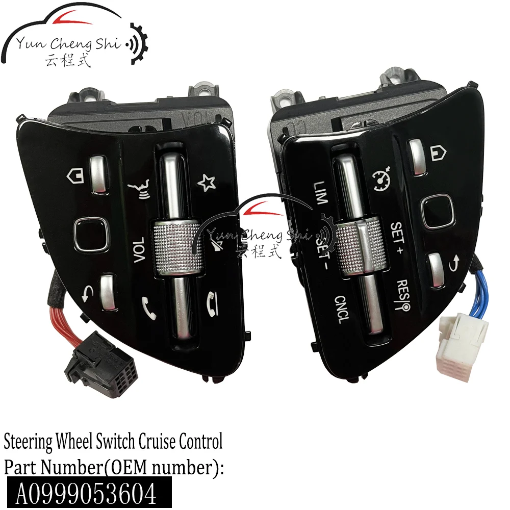 A0999053604 Multifunction Steering Wheel Button Switch For Mercedes-Benz