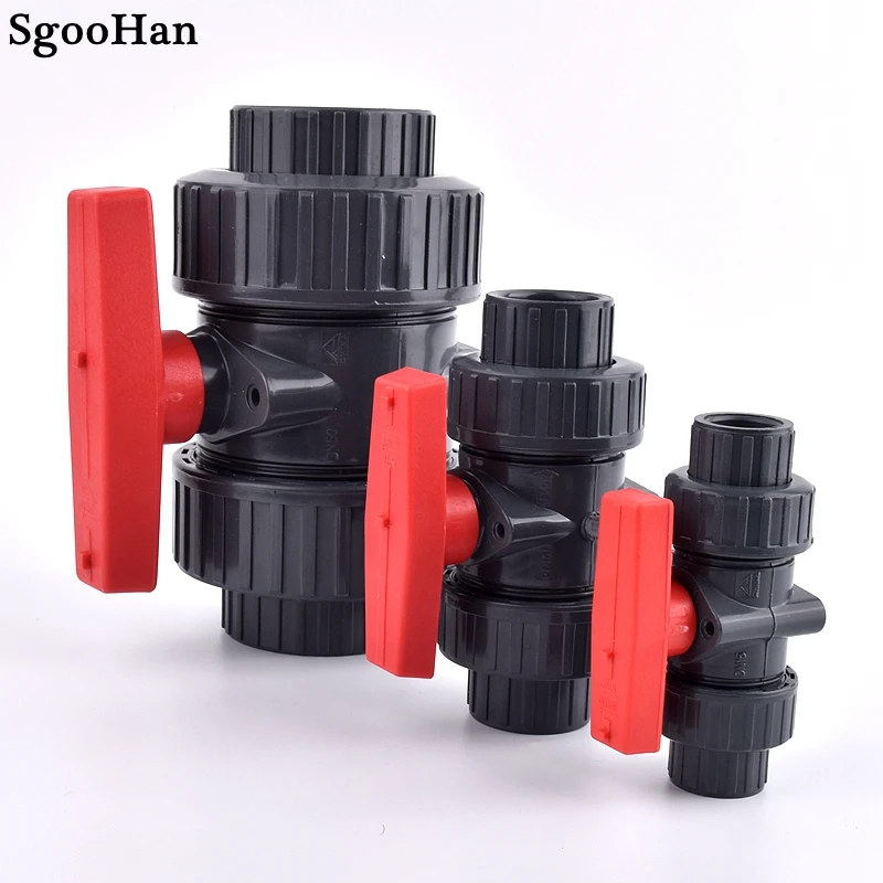 Big Size 20~110mm Thickened Ball Valve Aquarium Fish Tank Drainage Gate Valve Irrigation Adapter Industrial Water Pipe Fittings