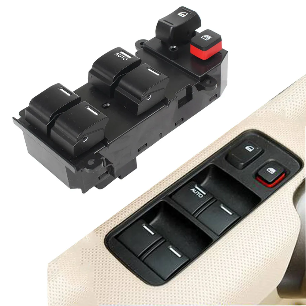 

For Honda CR-V CRV 2007-2011 35750-SWA-K01 35750SWAK01 Front Left Power Master Window Control Switch Driver Side